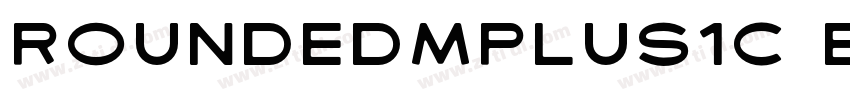 RoundedMplus1c bold字体转换